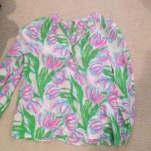 Printed Elsa Top- Lilly Pulitzer